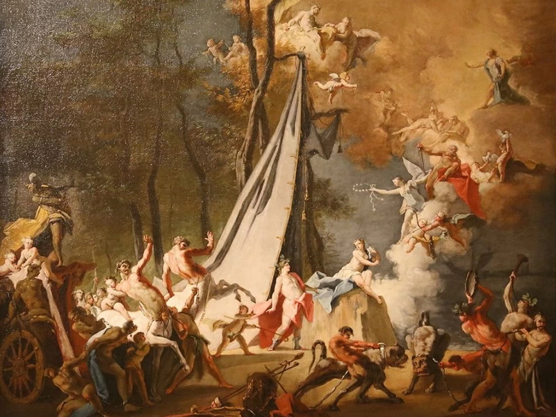 1707-Bernardino Galliari - Le nozze di Bacco e Arianna, 1756 - Torino, Galleria Sabauda